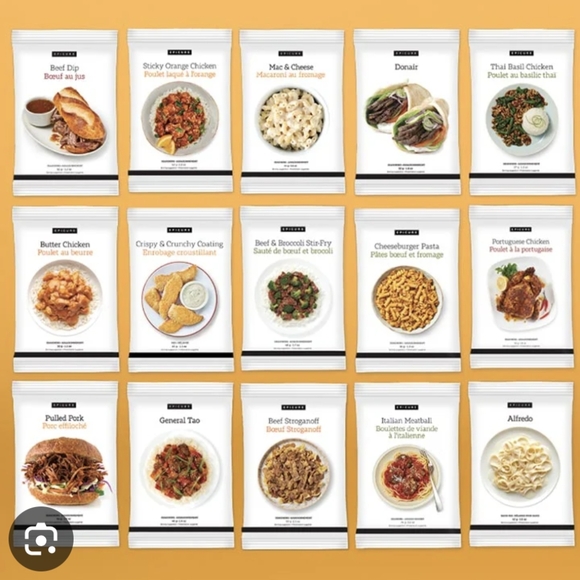 Epicure meal solutions - surprise pack. Minimum 15 meal solution pack. - Picture 2 of 2